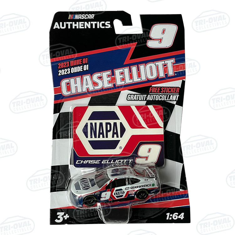 Chase Elliott NAPA Salutes 2023 Wave 1 NASCAR Authetics 1 64 Diecast Tri oval Collectibles