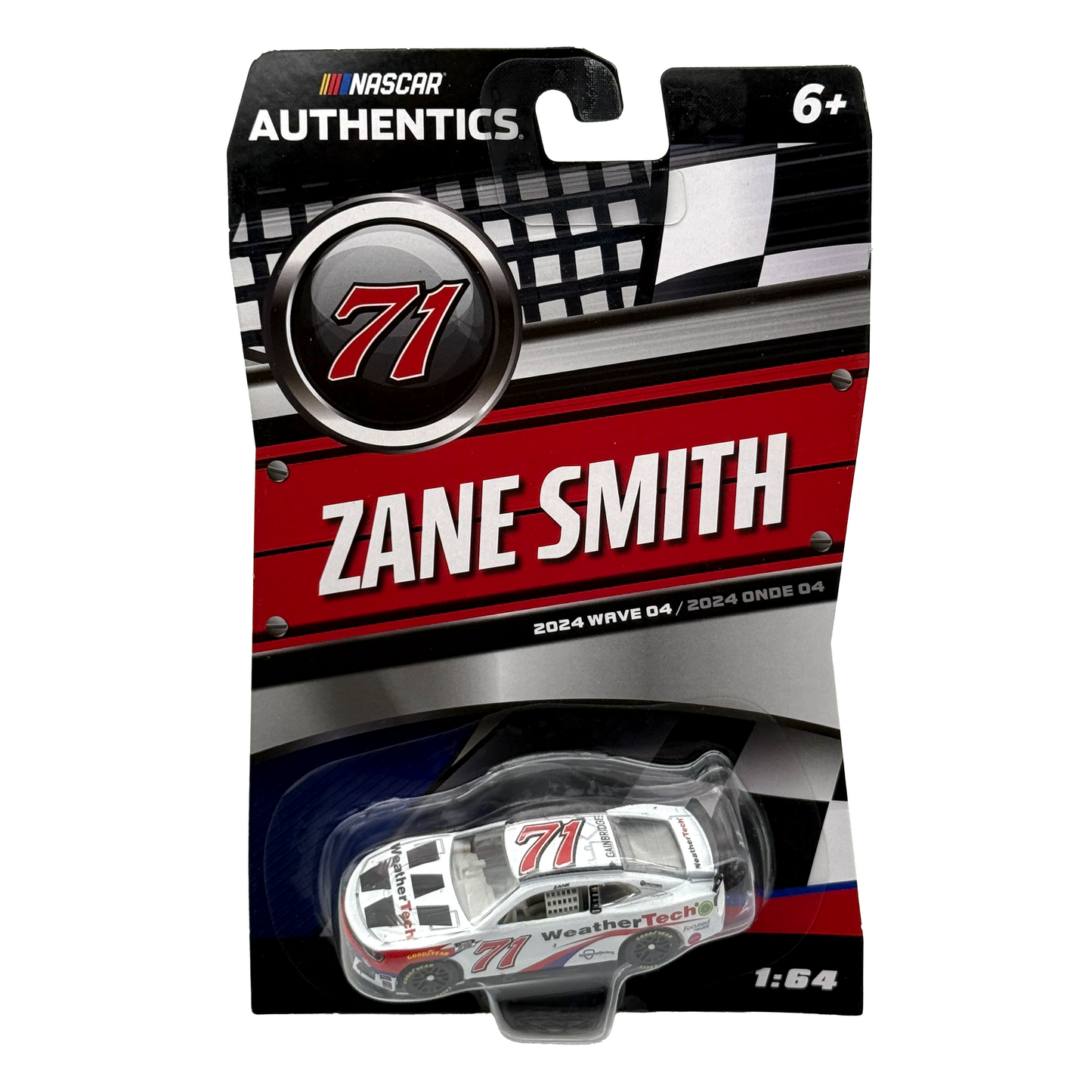 Zane Smith WeatherTech 2024 Wave 4 NASCAR Authetics 1:64 Diecast
