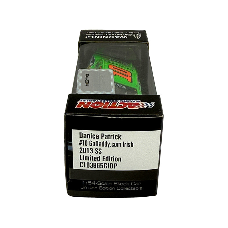 Danica Patrick #10 GoDaddy.com Irish 2013 SS Action 1:64 NASCAR Diecast