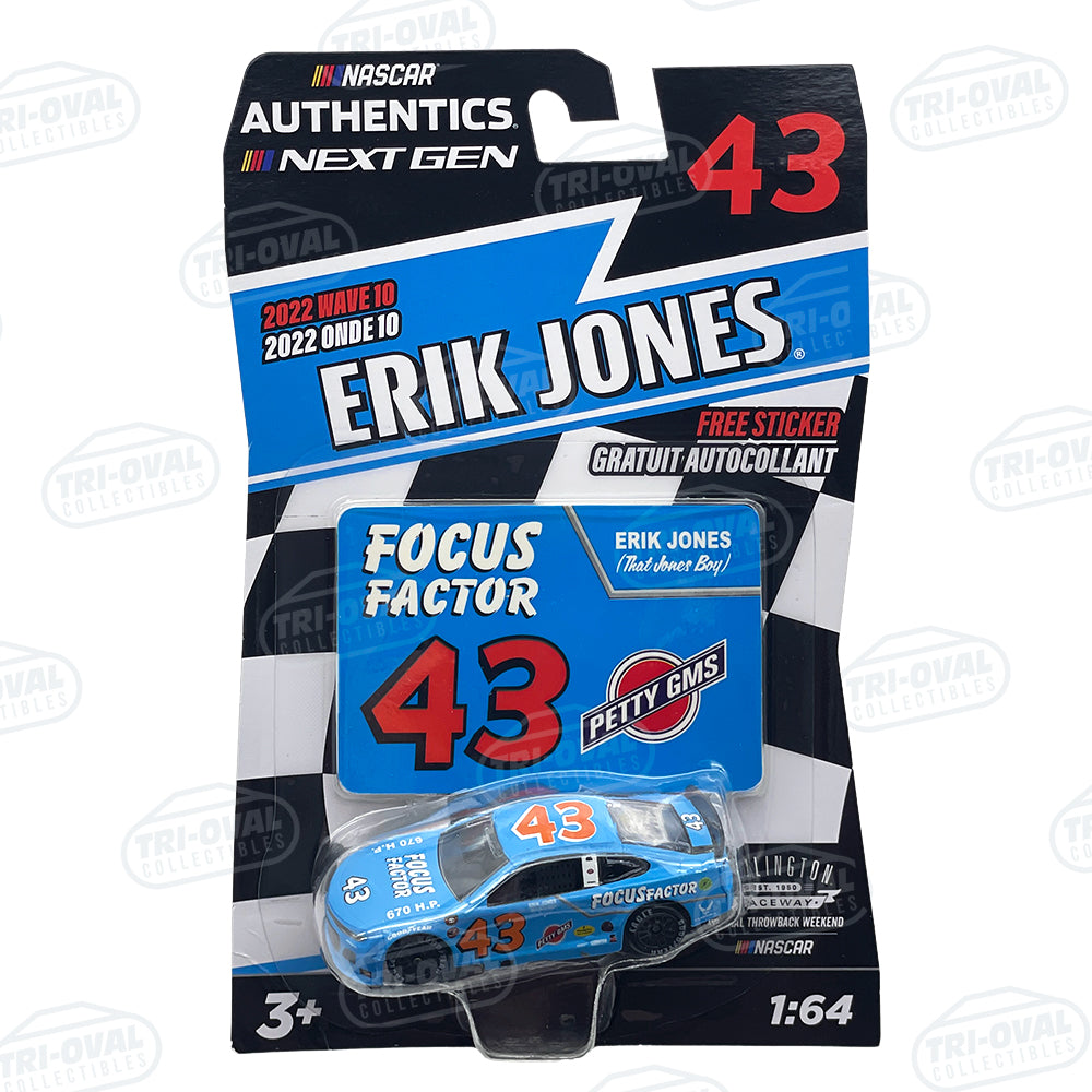 Erik Jones 2022 Wave 10 NASCAR Authentics 1 64 Die cast Tri oval