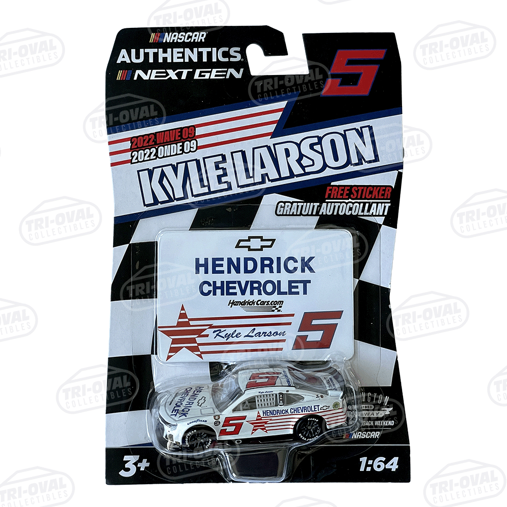 Kyle Larson 2022 Wave 9 NASCAR Authentics 1 64 Diecast Tri oval