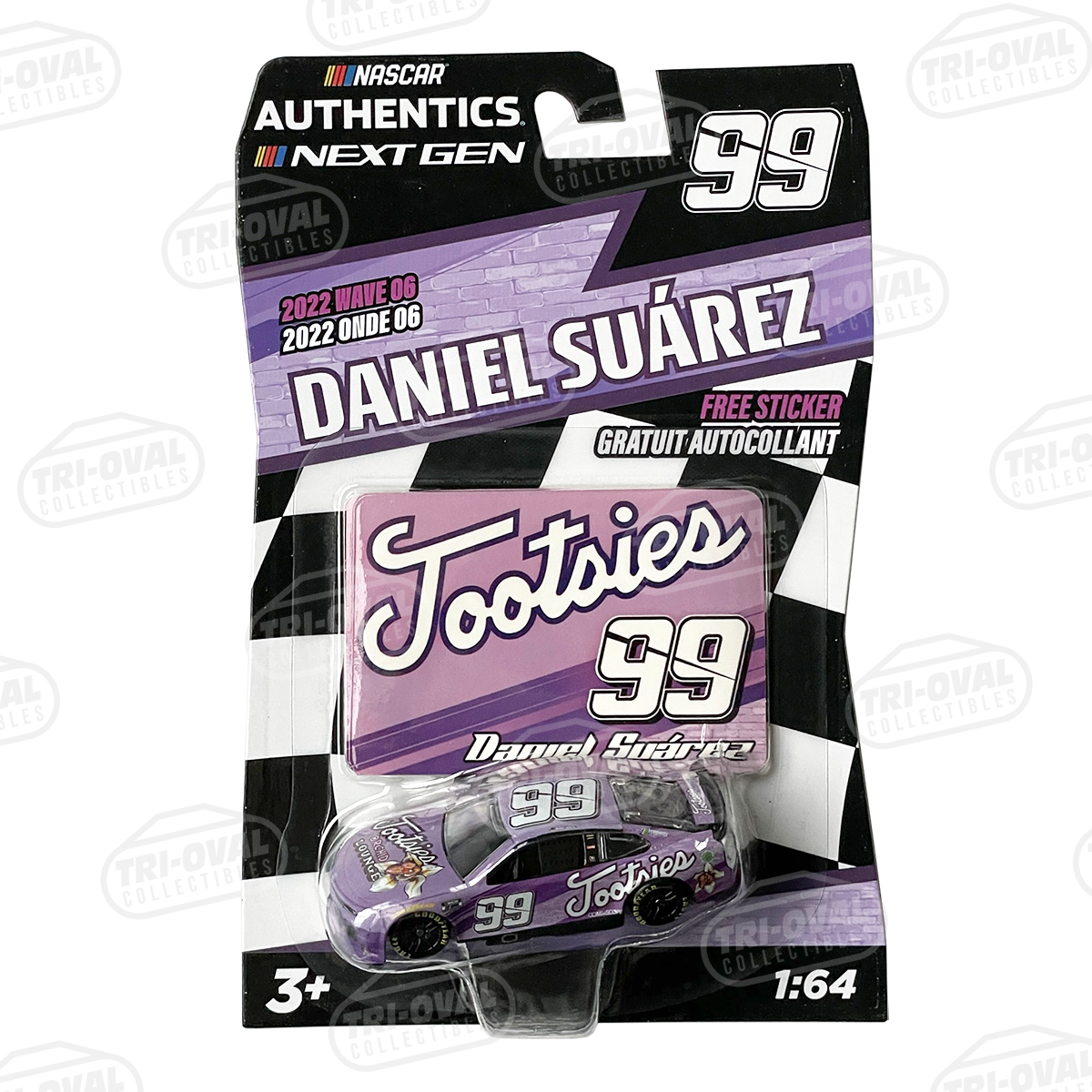 Daniel Suarez 2022 Wave 6 Tootsies NASCAR Authentics 1 64 Diecast