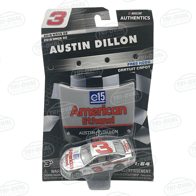 Austin Dillon #3 American Ethanol Throwback 2019 Wave 2 NASCAR Authentics 1:64 Diecast