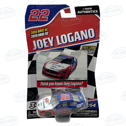 Joey Logano AAA 2020 Wave 2 NASCAR Authentics 1:64 Diecast