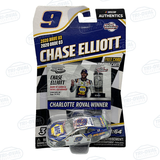 Chase Elliott NAPA Charlotte ROVAL Win 2020 Wave 3 NASCAR Authentics 1:64 Diecast