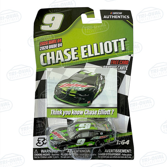 Chase Elliott #9 Mountain Dew Zero Sugar 2020 Wave 4 NASCAR Authentics 1:64 Diecast