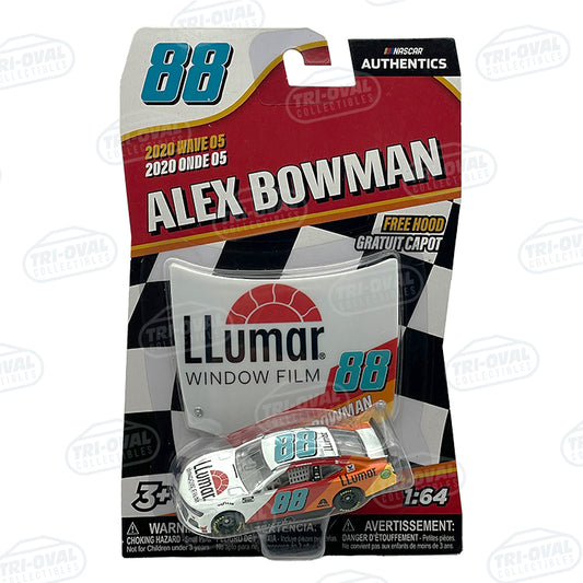 Alex Bowman #88 Llumar Windows 2020 Wave 5 NASCAR Authentics 1:64 Diecast