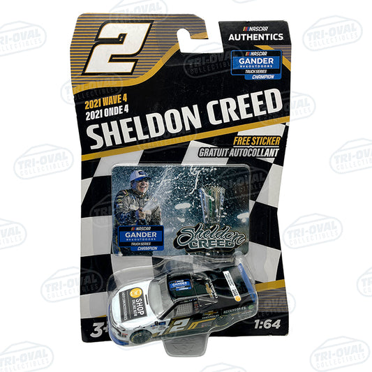 Sheldon Creed Chevy Accessories 2020 Champion 2021 Wave 4 NASCAR Authentics 1:64 Diecast