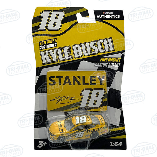 Kyle Busch #18 Stanley 2021 Wave 7 NASCAR Authentics 1:64 Diecast