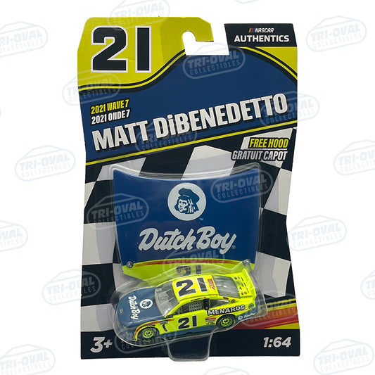 Matt DiBenedetto Menards Dutch Boy 2021 Wave 7 NASCAR Authentics 1:64 Diecast