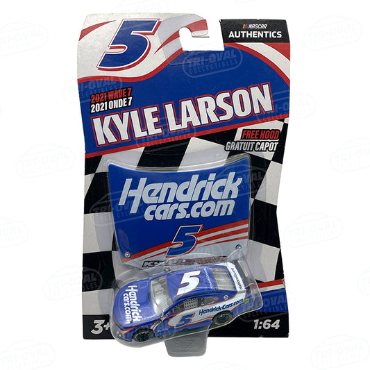 Kyle Larson HendrickCars.com 2021 Wave 7 NASCAR Authentics 1:64 Diecast