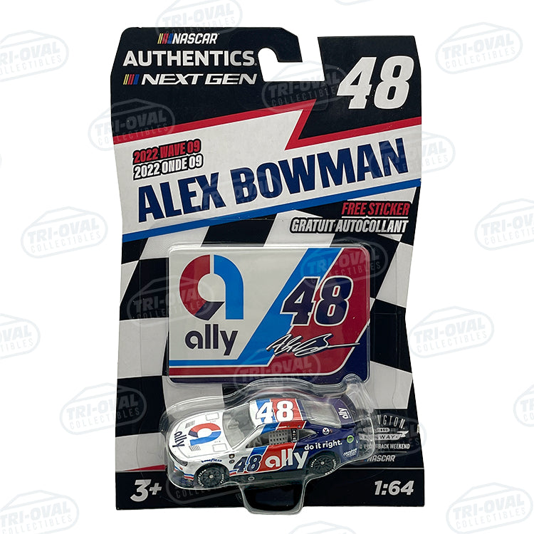 Alex Bowman Ally Throwback 2022 Wave 9 NASCAR Authentics 1:64 Diecast