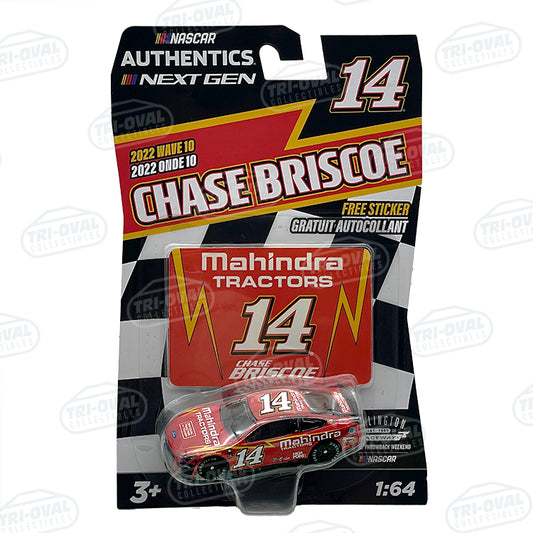 Chase Briscoe Mahindra Tractors Throwback 2022 Wave 10 NASCAR Authentics 1:64 Diecast
