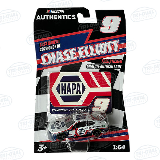Chase Elliott NAPA Salutes 2023 Wave 1 NASCAR Authetics 1:64 Diecast
