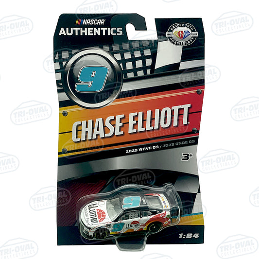 Chase Elliott #9 Llumar 2023 Wave 9 NASCAR Authentics 1:64 Diecast
