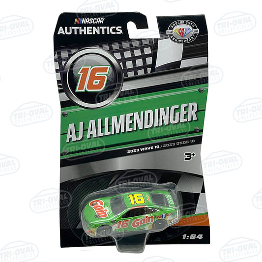 AJ Allmendinger Gain 2023 Wave 10 NASCAR Authentics 1:64 Diecast
