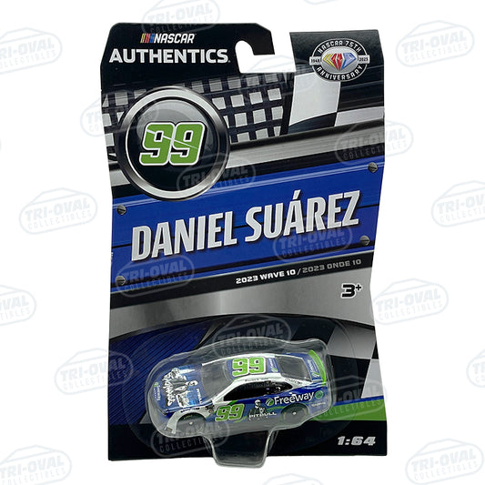 Daniel Suarez Freeway Insurance 2023 Wave 10 NASCAR Authentics 1:64 Diecast