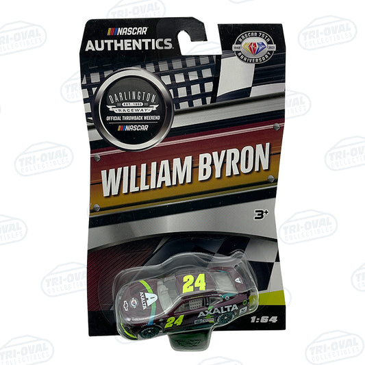 William Byron Axalta 2023 Darlington Throwback Wave NASCAR Authentics 1:64 Diecast