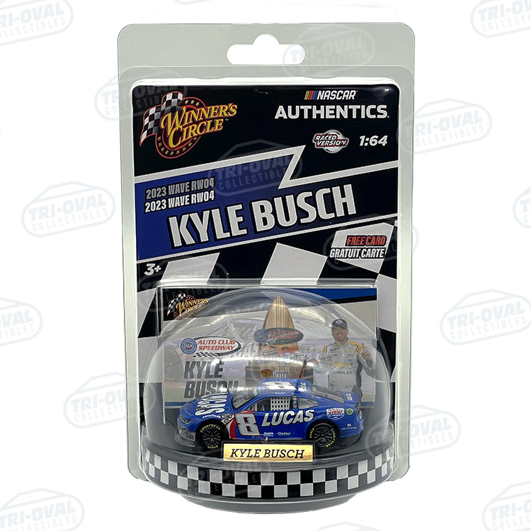 Kyle Busch NASCAR Authentics 1 64 Diecasts Tri oval Collectibles