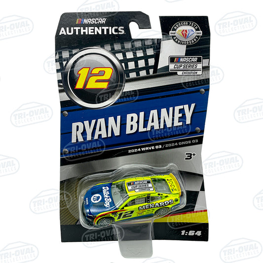 Ryan Blaney Menards Dutch Boy Champion 2024 Wave 3 NASCAR Authentics 1:64 Diecast