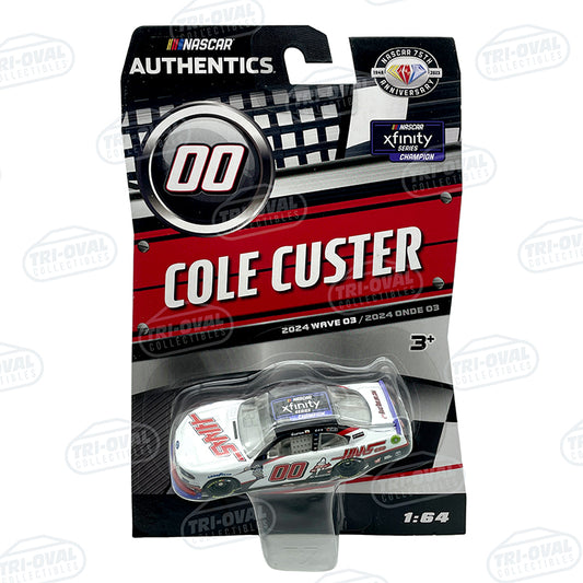 Cole Custer Haas Automation Champion 2024 Wave 3 NASCAR Authentics 1:64 Diecast