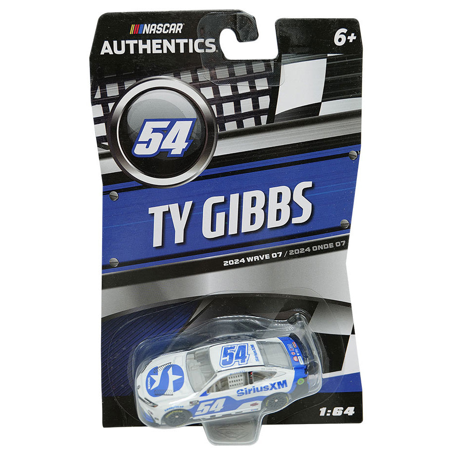 Ty Gibbs SiriusXM 2024 Wave 7 NASCAR Authentics 1:64 Diecast