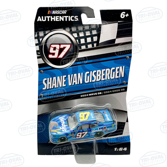 Shane Van Gisbergen Wendy's 2024 Wave 8 NASCAR Authentics 1:64 Diecast