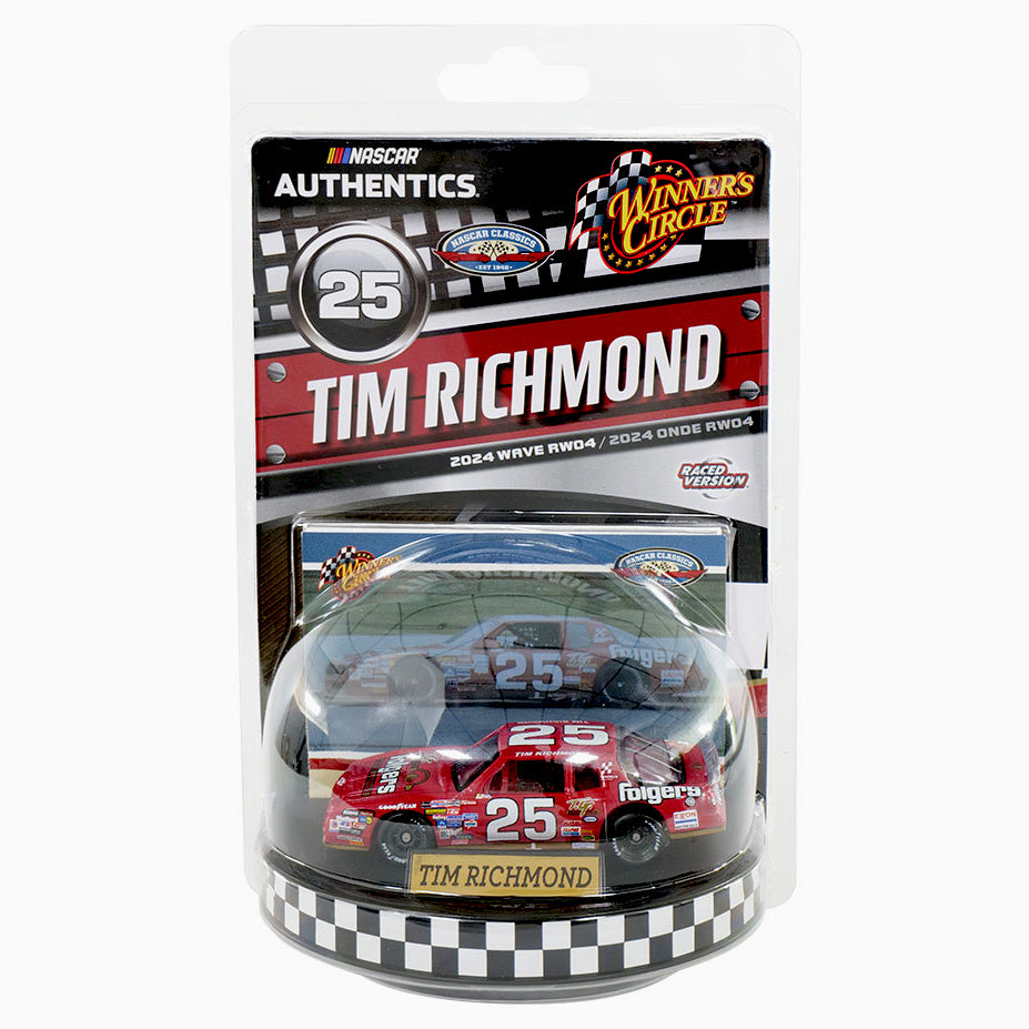 Tim Richmond Folgers 1986 Pocono Win 2024 Wave RW04 Winner's Circle 1:64 Diecast