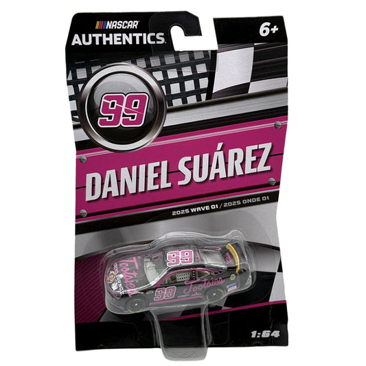 Daniel Suarez Tootsie's Pink 2025 Wave 1 NASCAR Authentics 1:64 Diecast