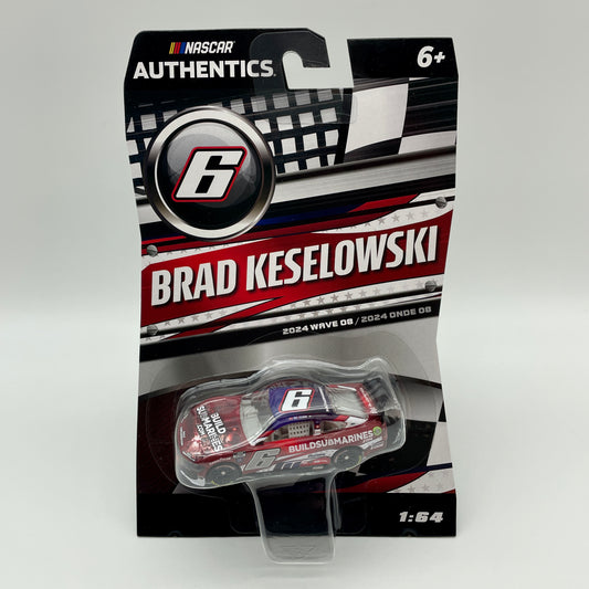 Brad Keselowski BuildSubmarines Salutes 2024 Wave 8 NASCAR Authentics 1:64 Diecast