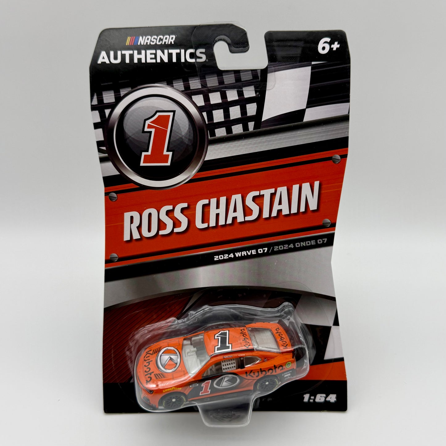 Ross Chastain Kubota 2024 Wave 7 NASCAR Authentics 1:64 Diecast