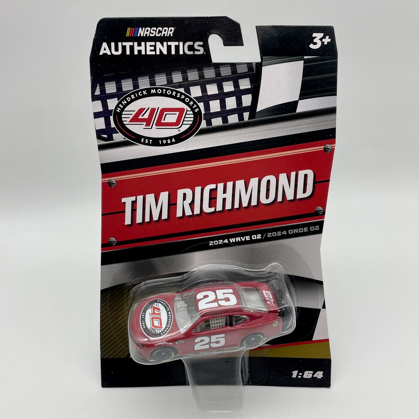 Tim Richmond #25 Hendrick 40th Anniversary 2024 Wave 2 NASCAR Authentics 1:64 Diecast