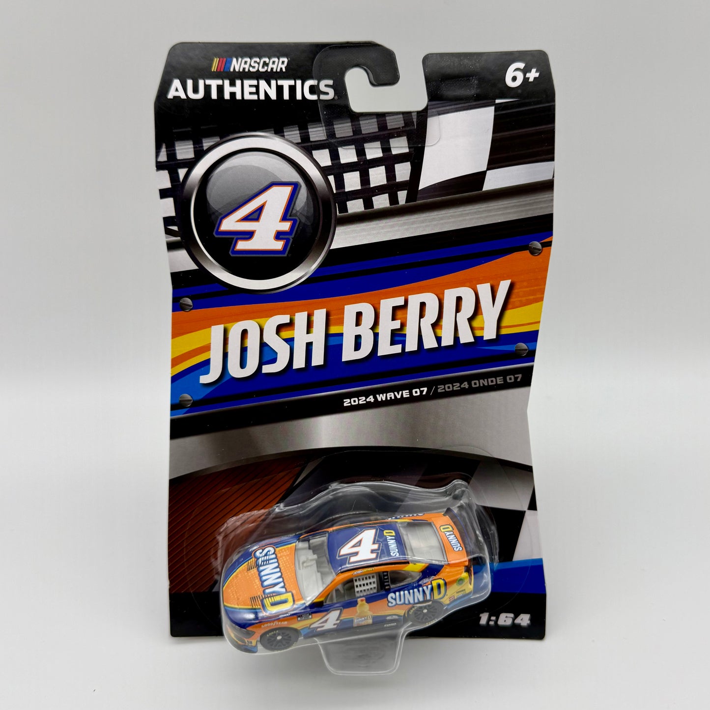 Josh Berry SunnyD 2024 Wave 7 NASCAR Authentics 1:64 Diecast