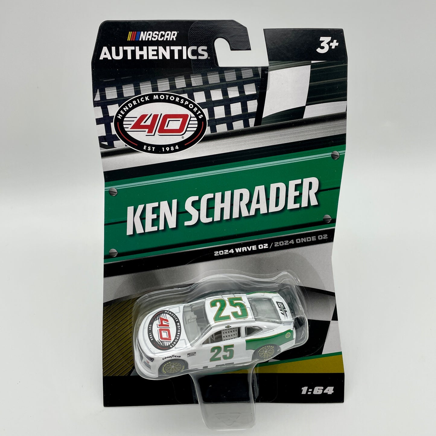 Ken Schrader #25 Hendrick 40th Anniversary 2024 Wave 2 NASCAR Authentics 1:64 Diecast