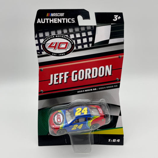 Jeff Gordon #24 Hendrick 40th Anniversary 2024 Wave 2 NASCAR Authentics 1:64 Diecast