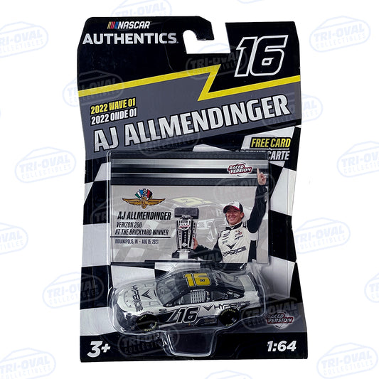 AJ Allmendinger Hyperice Indy GP Win 2022 Wave 1 NASCAR Authentics 1:64 Diecast