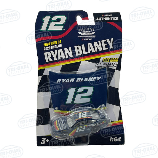 Ryan Blaney #12 Menards Darlington 2020 Wave 9 NASCAR Authentics 1:64 Diecast
