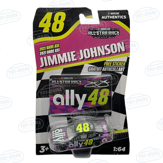 Jimmie Johnson Ally All-Star Race 2021 Wave AS1 NASCAR Authentics 1:64 Diecast