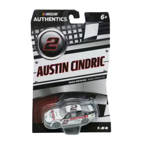 Austin Cindric Discount Tire 2025 Wave 2 NASCAR Authetics 1:64 Diecast