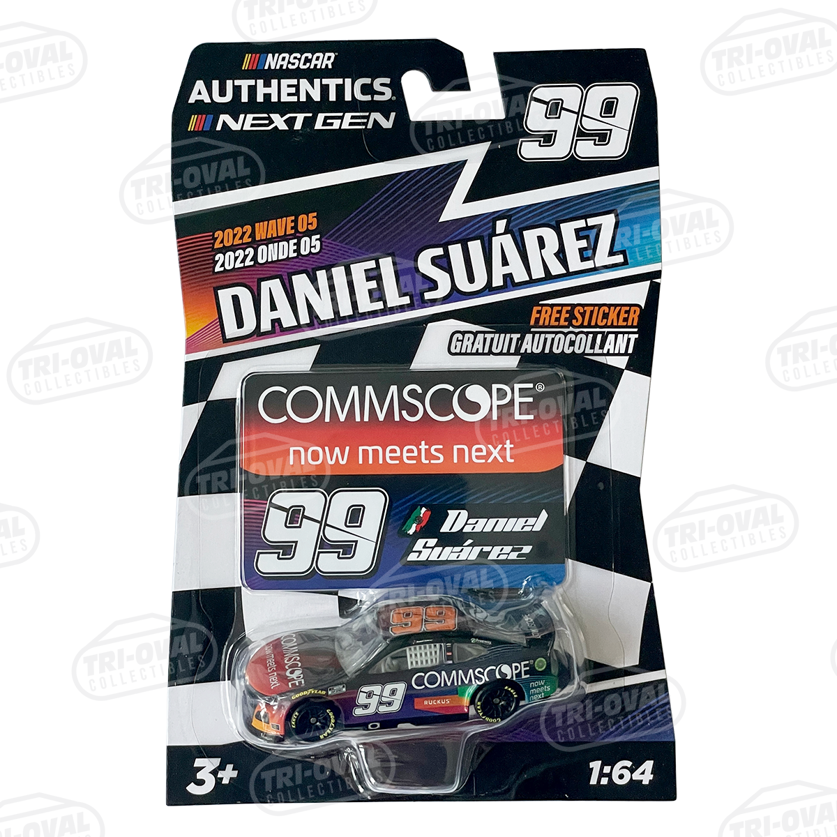 Daniel Suarez 2022 Wave 5 NASCAR Authentics 1 64 Die cast Tri