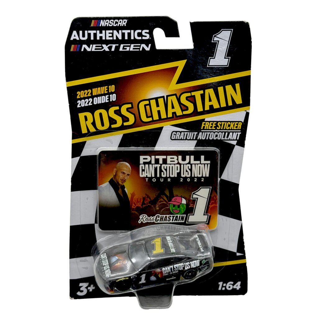 Ross Chastain Pitbull World Tour 2022 Wave 10 NASCAR Authentics 1:64 (front)
