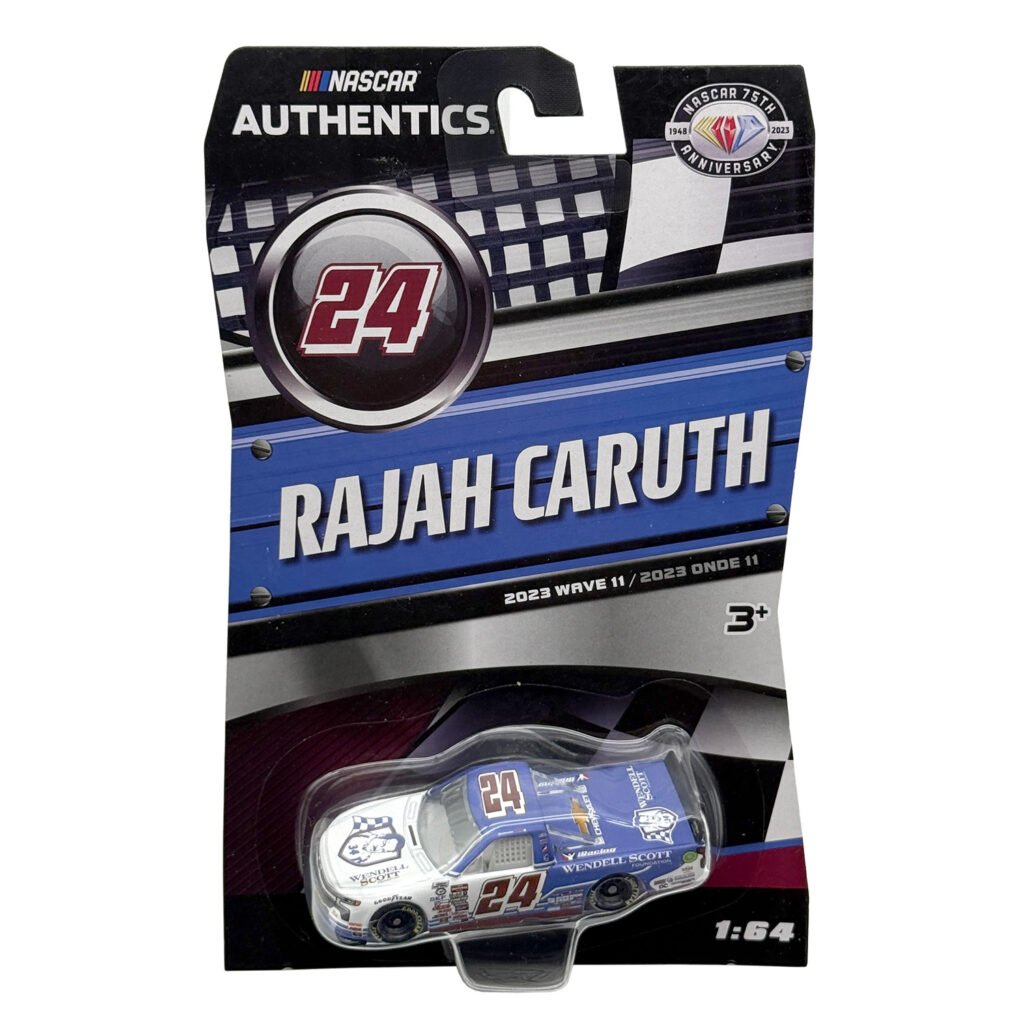 Rajah Caruth Wendell Scott Foundation 2023 Wave 11 NASCAR Authentics 1:64 Diecast (front)